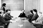Заседание кафедры «Механика и процессы управления», 1986 г (фото из открытых источников)